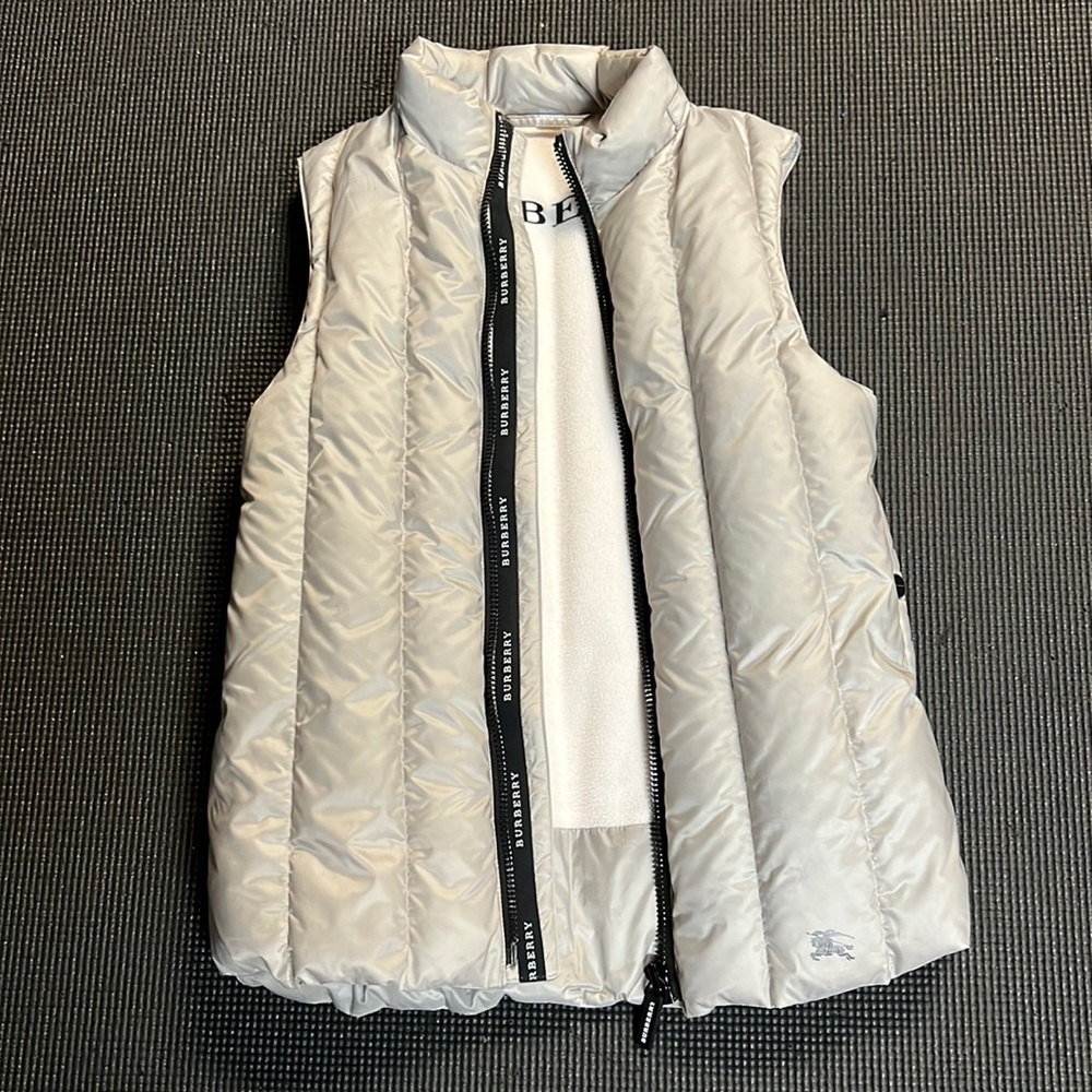 Brand new Girls’ Burberry Vest with detachable hood